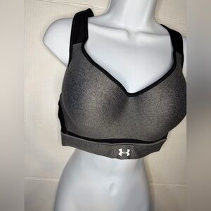 Under Armour Charcoal and Black Sports Bra